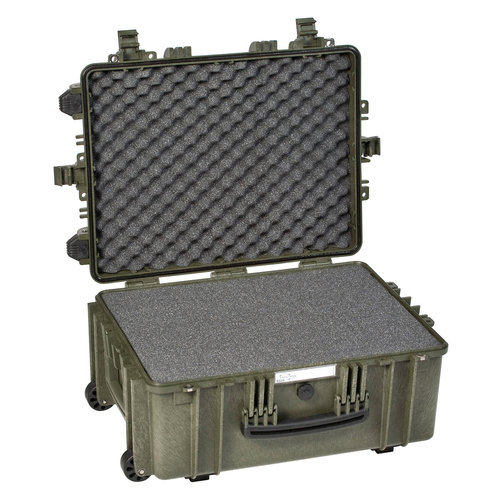 Explorer 5326 Case With Wheels - Olive Green with Foam