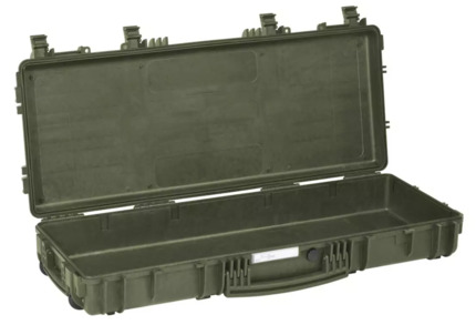 Explorer 9413 Waterproof Case With Wheels - Olive Green Empty