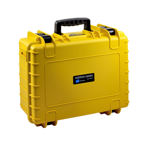 B&W Outdoor Case Type 5000 - Yellow - Case Empty