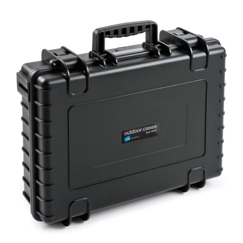 B&W Outdoor Case Type 6040 - Black - Case with Foam