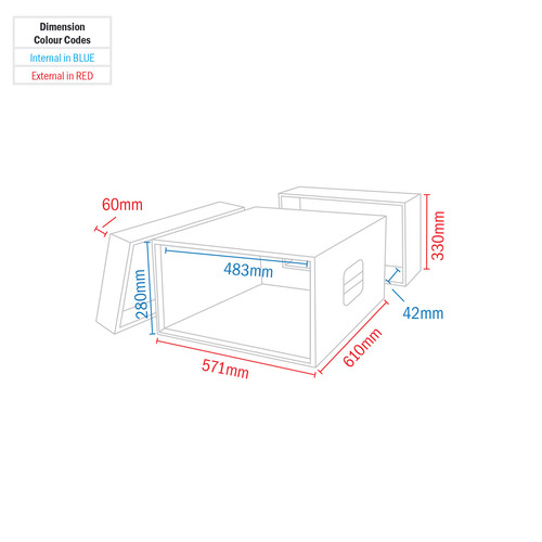 E8 Rock Box 6U Rack Case