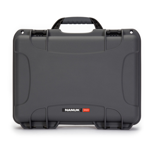 NANUK 910 2UP Classic Pistol Case - Graphite
