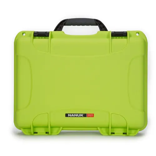 Nanuk 910 Case - Lime - Case with Foam