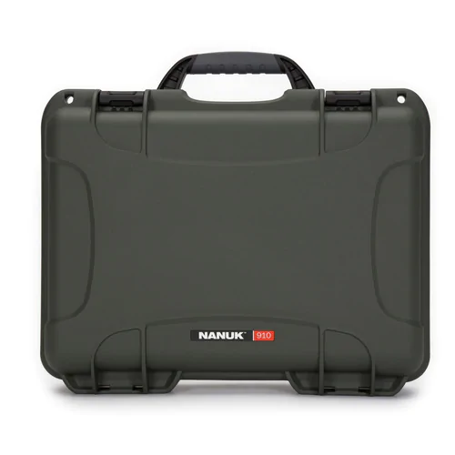 Nanuk 910 Case - Olive - Case Empty