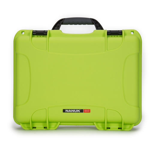 Nanuk 910 Case - Lime - Case with Foam
