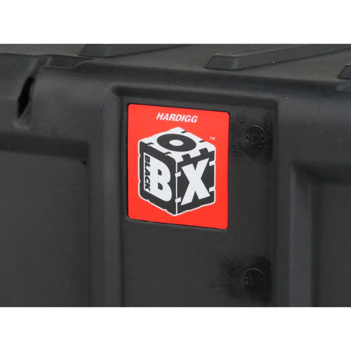 Peli 24 Inch BlackBox 14U Shock Rack Mount Case with Wheels