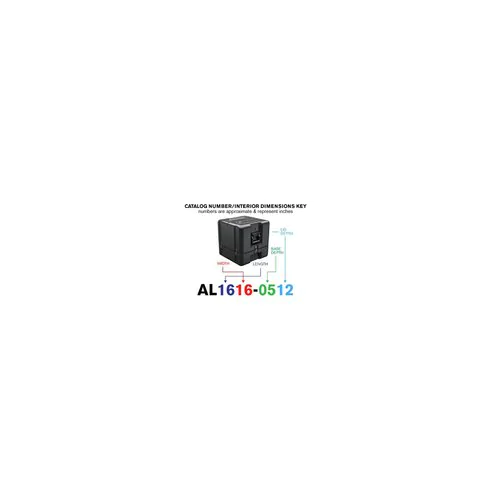 Peli Single Lid Cube Case AL1616-0512