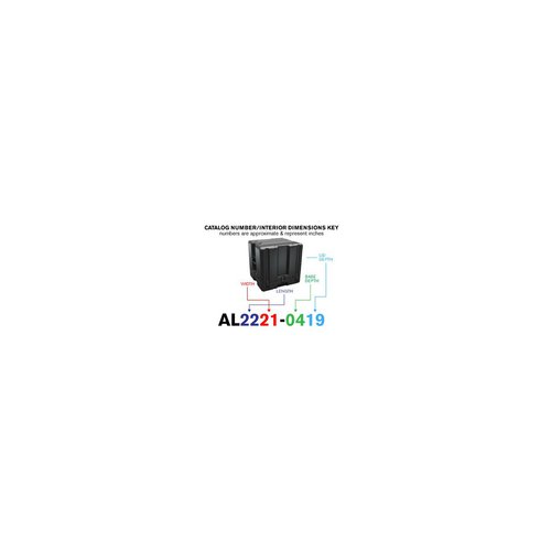 Peli Single Lid Cube Case AL2221-0419DE 2