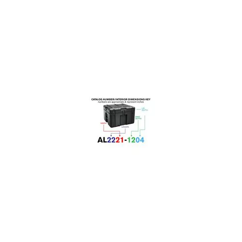 Peli Single Lid Cube Case AL2221-1204