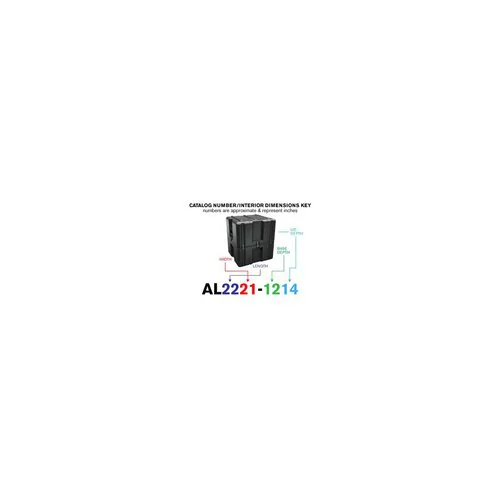 Peli Single Lid Cube Case AL2221-1214