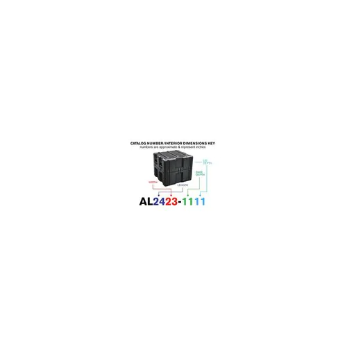 Peli Single Lid Cube Case AL2423-1111