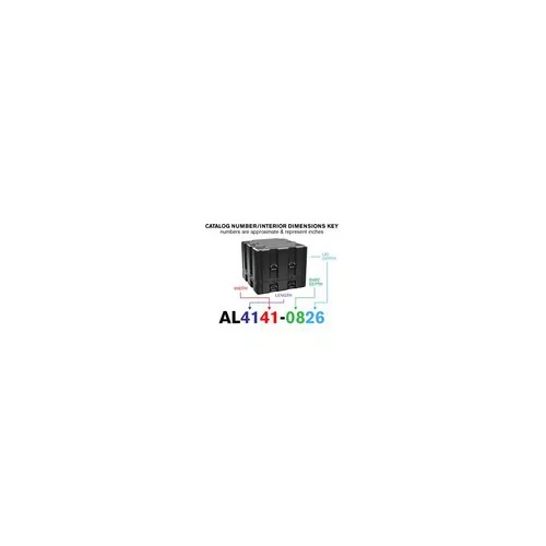 Peli Single Lid Cube Case AL4141-0826