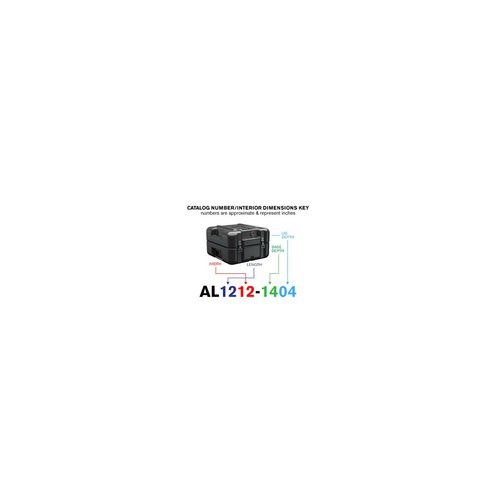 Peli Single Lid Flat Case AL1212-0404