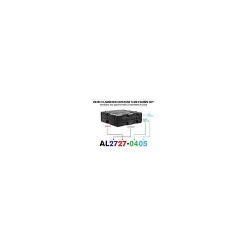 Peli Single Lid Flat Case AL2727-0405
