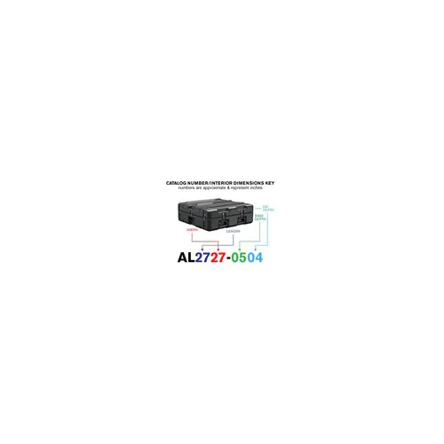 Peli Single Lid Flat Case AL2727-0504