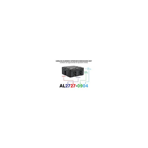 Peli Single Lid Flat Case AL2727-0904