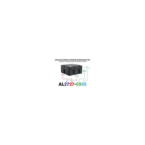 Peli Single Lid Flat Case AL2727-0905