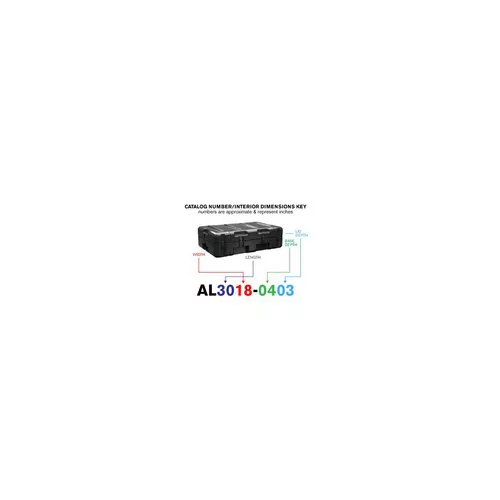 Peli Single Lid Flat Case AL3018-0403