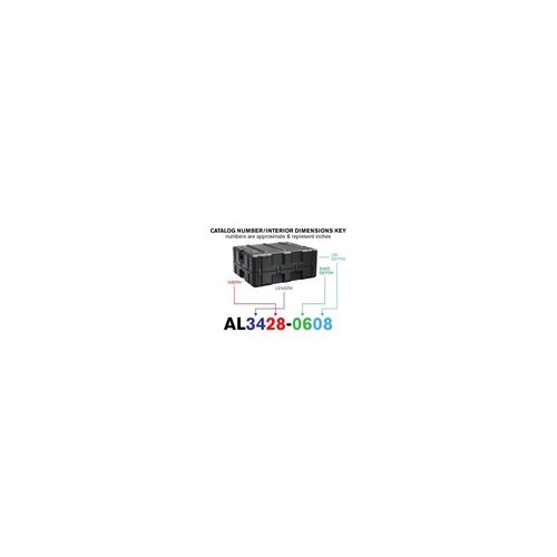 Peli Single Lid Flat Case AL3428-0608