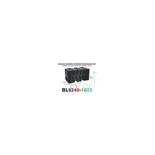 Peli Single Lid Long Case BL8240CLZACSM