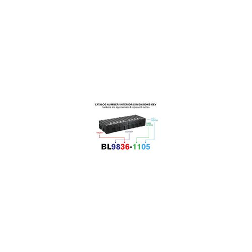 Peli Single Lid Long Case BL9836-1105