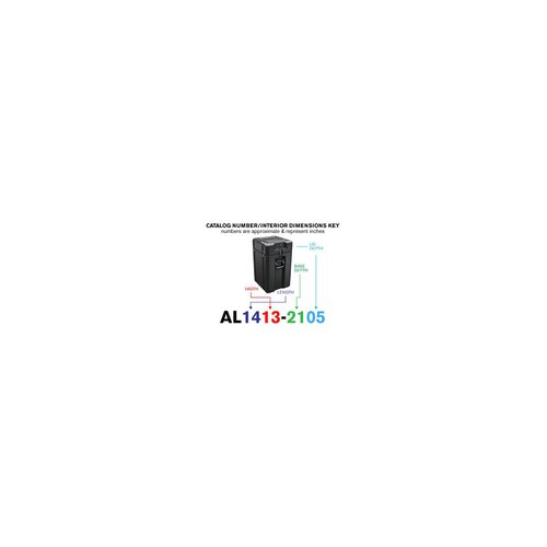 Peli Single Lid Tower Case AL1413-2105
