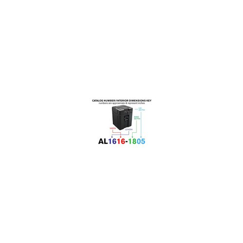 Peli Single Lid Tower Case AL1616-1805