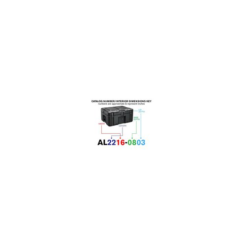 Peli Single Lid Trunk Case AL2216-0803