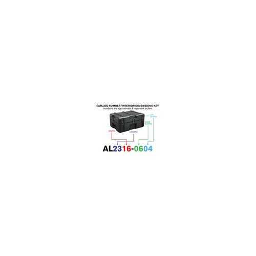 Peli Single Lid Trunk Case AL2316-0604