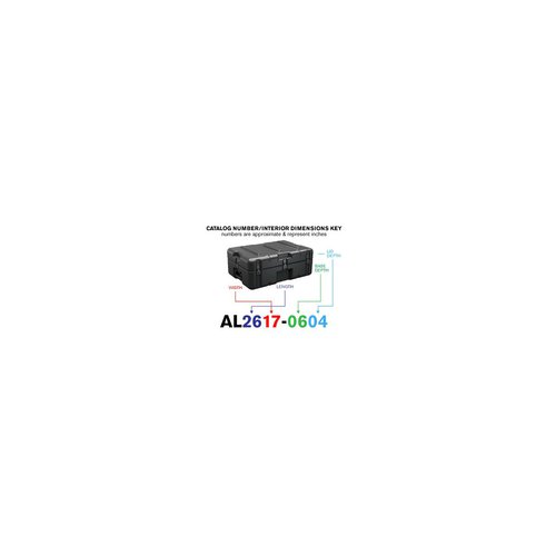 Peli Single Lid Trunk Case AL2617-0604