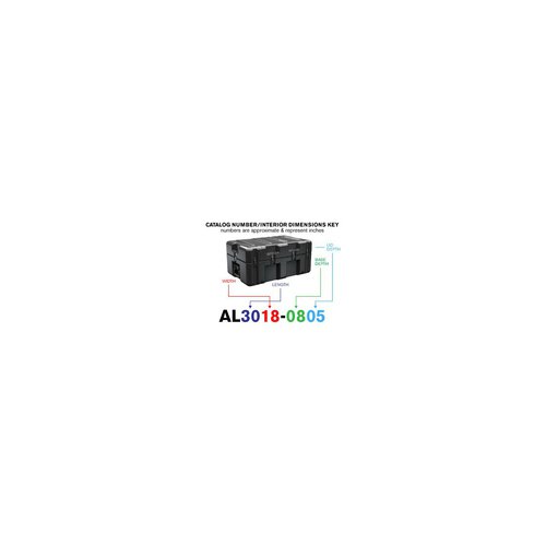 Peli Single Lid Trunk Case AL3018-0805