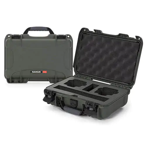 Nanuk 909 Case For DJI Osmo Action - Olive