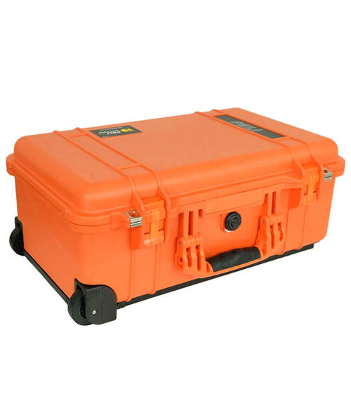 Peli 1510 Case with Wheels - Orange - Case With TrekPak