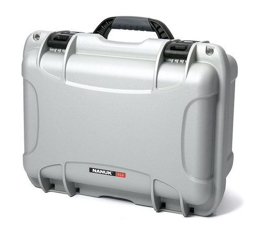 Nanuk 918 Case - Silver - Case Empty