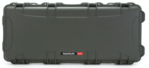 Nanuk 985 Case with Wheels - Olive - Case with Foam