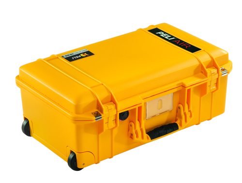 Peli 1535 Air Case Carry On with Wheels - Yellow - Case with Dividers