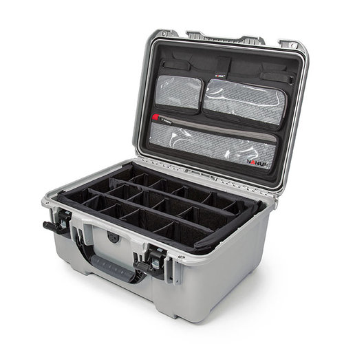 Nanuk 933 Pro Photo Kit Camera Case - Silver