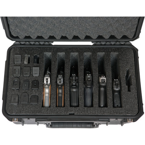 SKB 3I-2011-7B-M Six Handgun Case with Wheels