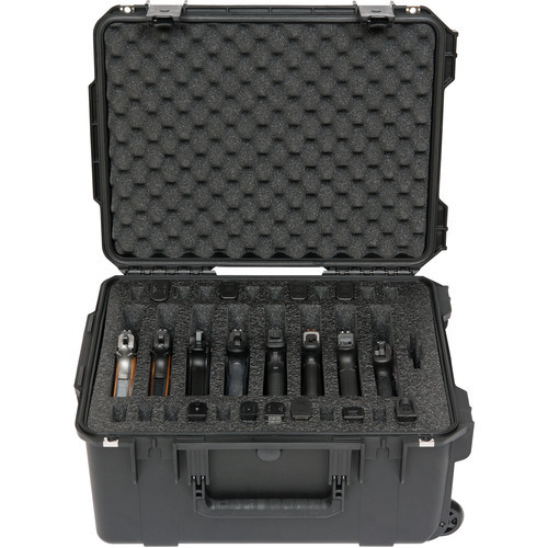 SKB 3I-2015-10B-M 8 Handgun Case with Wheels
