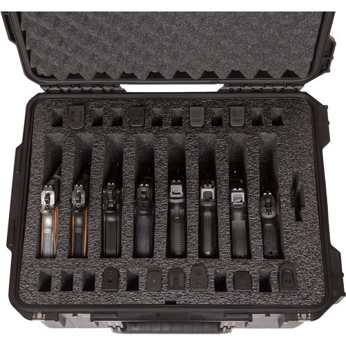 SKB 3I-2015-10B-M 8 Handgun Case with Wheels