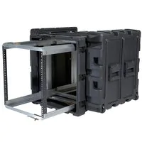 SKB 3RR-11U24-25B - 24 Inch Deep Removable Shock Rack Case - 11U