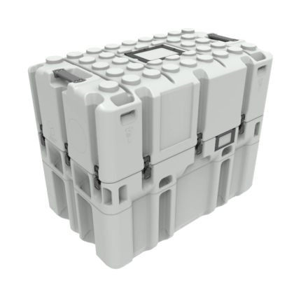 Aegis AE10060-50.35 Rotomoulded Case: Colour Batt Grey