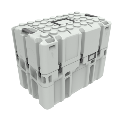 Aegis AE12060-50.10 Rotomoulded Case: Batt Grey Colour