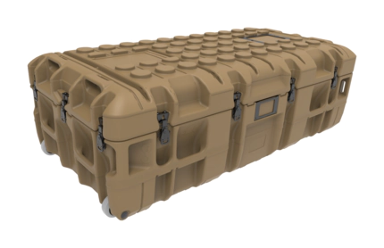 Aegis AE14070-32.15 FT Rotomoulded Case: Colour - PTStone Side Angle