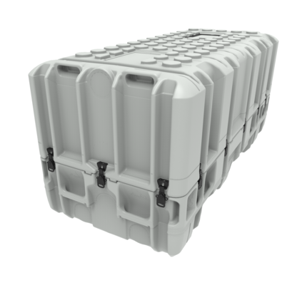 Aegis AE16070-32.43 FT Rotomoulded Case: Colour - Batt Grey