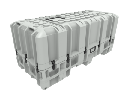 Aegis AE16070-32.43 FT Rotomoulded Case: Colour - Batt Grey