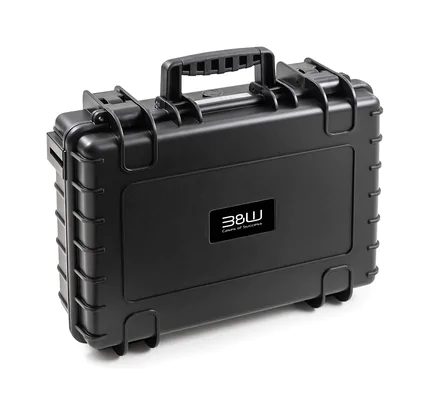 B&W Outdoor Case Type 5040 (PP.162): Black - Three-Quarter Front Closed