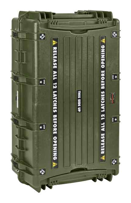 Explorer 10840 Waterproof Case With Wheels - Olive - Base view