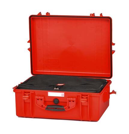 HPRC 2600 Waterproof Case - Red with Bag and Dividers