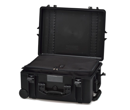 HPRC 2600W Waterproof Case With Wheels - All Black - With Bag and Dividers